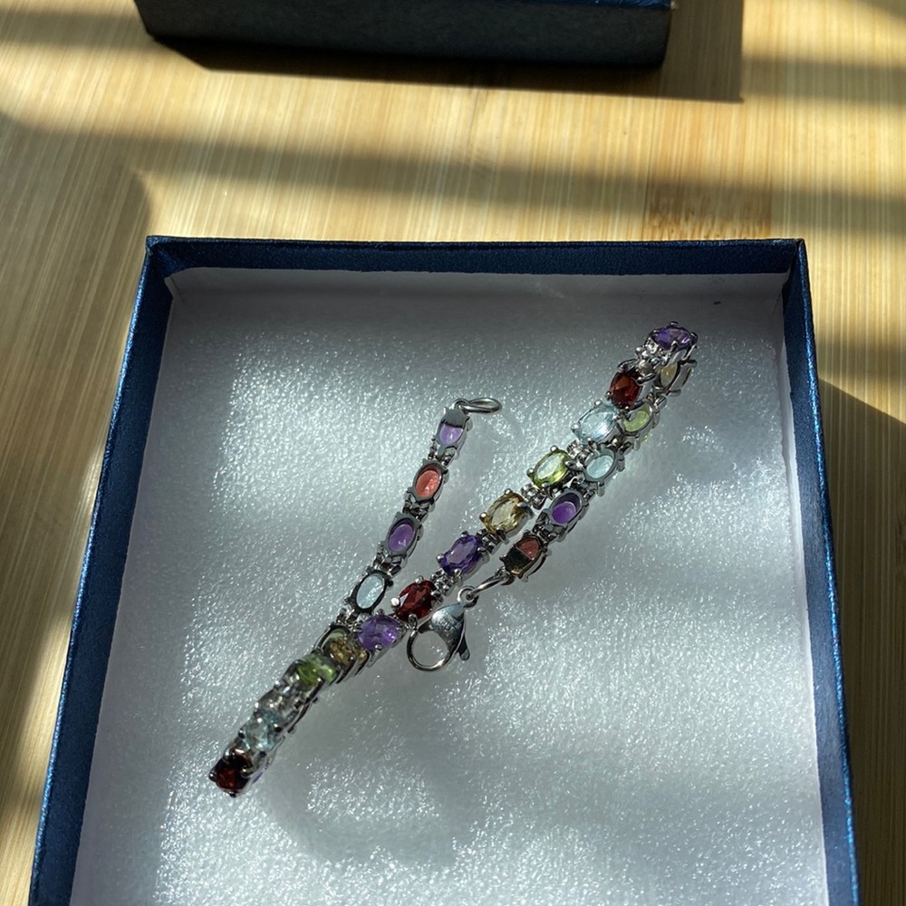 8 inch crystal bracelet